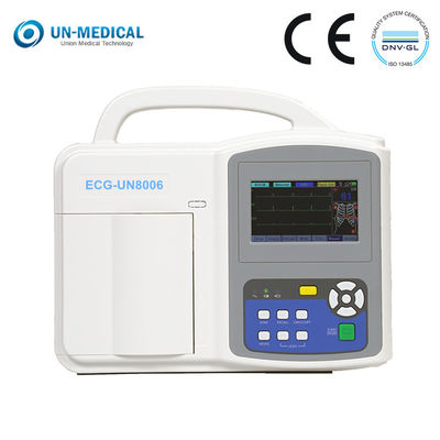 Ekran dotykowy CE ISO 6-kanałowa cyfrowa maszyna EKG Medyczna maszyna EKG